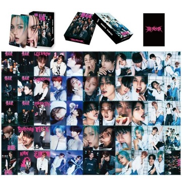 55 SZT IDOL PLAKATY ZDJĘCIA KART ZESTAW SKIDS LOMO KPOP STRAY KIDS