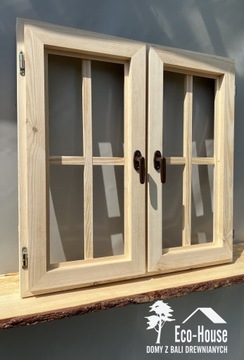 ДЕРЕВЯННЫЙ ОКОННЫЙ ПРОЕМ 80х90 см