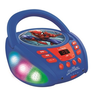 Lexibook Odtwarzacz CD Bluetooth podświetlany Spider-Man