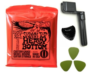 Struny do gitary Ernie Ball 10-52 2215 + Gratisy