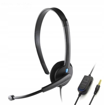 SŁUCHAWKA Z MIKROFONEM 3,5mm INFOLINIA TELEFON GSM