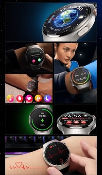 SMARTWATCH ECG Watch Монитор артериального давления с измерением уровня глюкозы HRV Состав крови PL