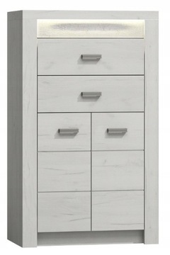 Komoda INDIANAPOLIS I6- KRAFT BIAŁY