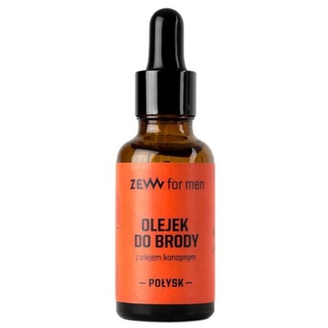Olejek do Brody z Pipetą Połysk z Olejem Konopnym Nawilżający 30 ml Zew