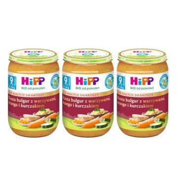 HiPP BIO Булгур с тертым манго. 3х220г