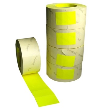 TAŚMA DO METKOWNICY DWURZĘDOWEJ - 26x16 ŻÓŁTA