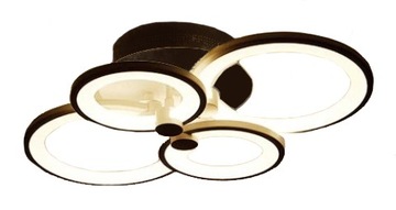 LAMPA LED PLAFON SUFIT ŻYRANDOL PILOT 4x RING