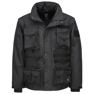 Kurtka wodoodporna z kapturem Brandit Superior Jacket - Czarna XXL