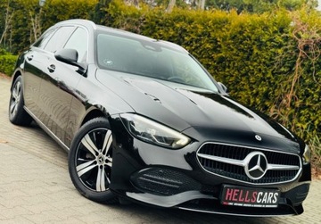 Mercedes Klasa C W206 Kombi 2.0 220d 200KM 2022 Mercedes-Benz Klasa C 220D FullLed Alu Kamera Virtual Ambiente Navi Serwis