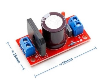 Mostek Prostowniczy 8A 18V AC do DC Moduł Filtr