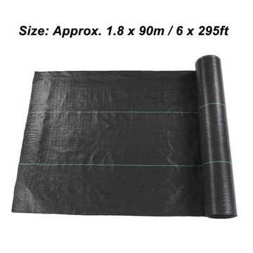 Ландшафтная ткань из черной травы, тканый барьер, прочная почвопокровная ткань