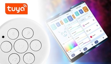 Модульный светодиодный настенный светильник Tuya RGB WIFI 9x27см