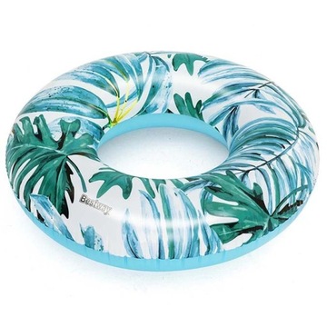 Надувное кольцо Bestway Tropical Palms, микс дизайнов, 119 см