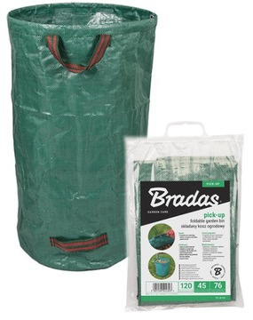 СКЛАДНАЯ САДОВАЯ КОРЗИНА СУМКА-ЛИСТ 120 Л