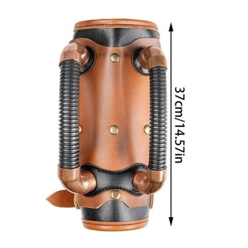 Нарукавная повязка из искусственной кожи в стиле стимпанк