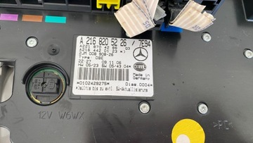 LAMPA POLSTROVÁNÍ MERCEDES S W221 CL W216 2168205226