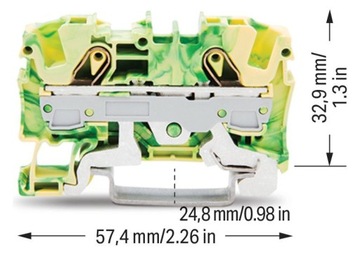 WAGO 2006-1207 2-conductor protective conductor te
