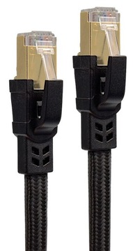 MOCNY KABEL SIECIOWY INTERNETOWY LAN ETHERNET 40GBS RJ45 KAT.8 10M