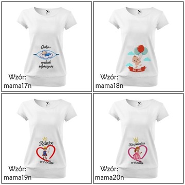 Koszulka CIĄŻOWA PRZYSZŁA MAMA DZIECKO PREZENT urodziny dzień kobiet XL