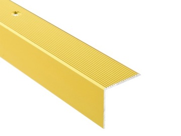 LISTWA SCHODOWA 30x30 PROFIL Narożny ZŁOTY 2m