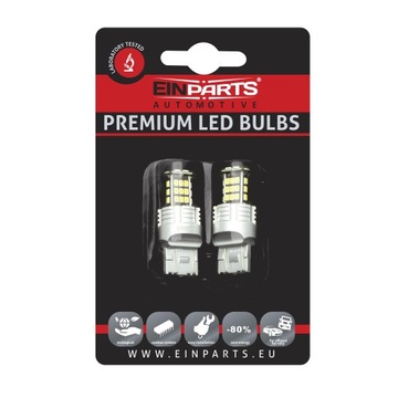 BLISTER 2pcs- EPL153 7443 W21/5W 30SMD 3020 CANBUS
