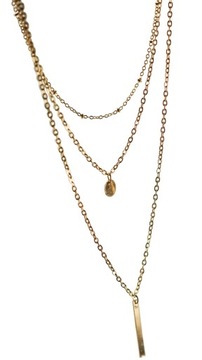 Чокер ОЖЕРЕЛЬЕ - цвет золота - круг ЗНАМЕНИТОСТЬ ЗВЕЗДА