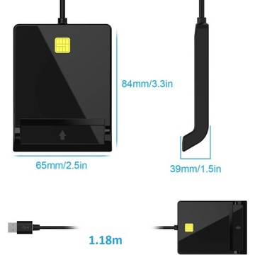 CZYTNIK KART INTELIGENTNYCH, CZYTNIK KART TOŻSAMOŚCI ID, CZYTNIK KART SIM