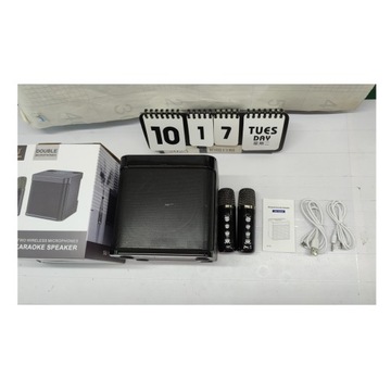 przenośny głośnik 5.0 z 2 mikrofonami bezprzewodowymi głośnik Bluetooth