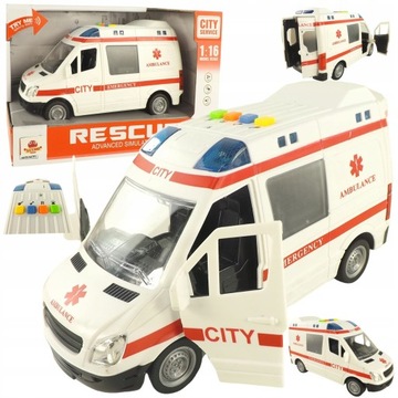 Ambulans Karetka Pogotowia Van Auto Dźwięki