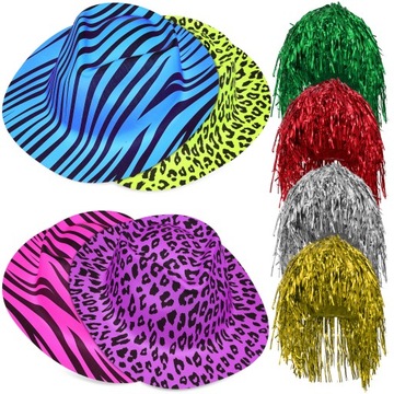 CZAPKA NEONOWA CZAPKA KOSTIUM ZWIERZĄT NOWOŚĆ PERUKI