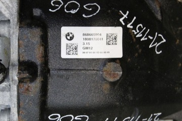BMW X G06 M50IX G05 DIFER ZADNÍ NÁPRAVA 8686659 3.15