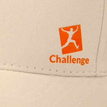 Czapka z daszkiem basebolówka Baseball Cap Challenge beżowa uniwersalny