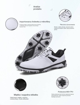 Шипы для обуви для гольфа — водонепроницаемые и дышащие туфли для гольфа.