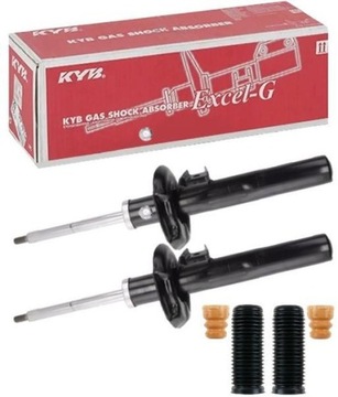 2× TLUMIČ PŘEDNÍ PLYNOVÝ 334834 KYB AUDI A3 + 910177 KRYTY I DORAZY