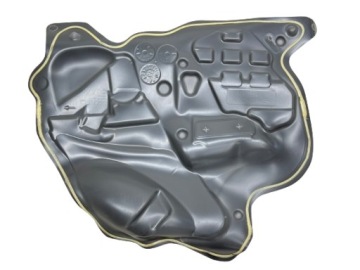 39153886, OPEL INSIGNIA B DEFLEKTOR des Wassers Tür FOLIA OCHRONNA links vorne 39153886