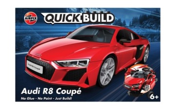 Складная модель Audi R8 Coupe QUICKBUILD AIRFIX кирпичи Лицензия