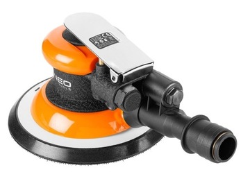 SZLIFIERKA MIMOŚRODOWA NEO PNEUMATYCZNA 150MM, ODSYSANIE PYŁU