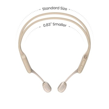 Костяные наушники SHOKZ OpenRun Pro Mini, бежевые