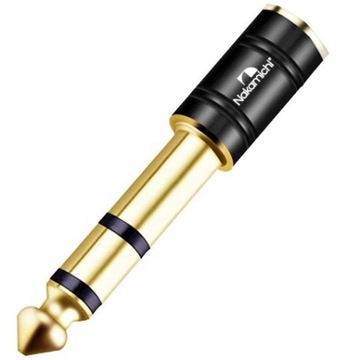 NAKAMICHI Adapter gniazdo mini jack 3.5mm wtyk Jack 6.3mm AUX HQ Premium