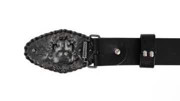 ЧЕРНАЯ КОЖАНАЯ ПОЛОСКА ДЛЯ БРЮК МОТОЦИКЛИСТА 4 СМ