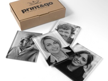 Фото надгробия 13х18см ХРУСТАЛЬ надгробие/черно-белое