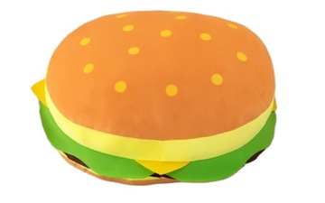 HAMBURGER PLUSZOWA PODUSZKA PLUSZAK MASKOTKA ZABAWKA DLA DZIECI 40CM