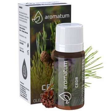 Aromatum naturalny Olejek eteryczny CEDR 12ml cedrowy
