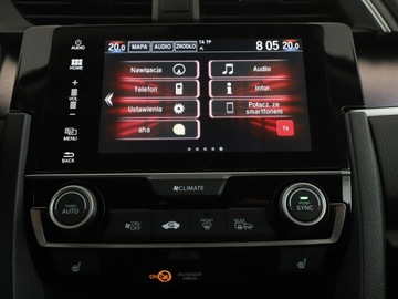 Honda Civic X Sedan 4d 1.5 VTEC Turbo 182KM 2017 Honda Civic Automat Navi Kamera cofania, zdjęcie 25