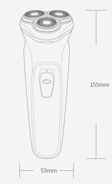 МУЖСКАЯ ЭЛЕКТРОБРИТВА ДЛЯ БОРОДЫ CLIMER + лезвие
