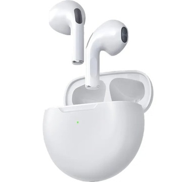 SŁUCHAWKI BEZPRZEWODOWE PRO 6 BLUETOOTH 5.3 + POWERBANK + KABEL USB TYP C