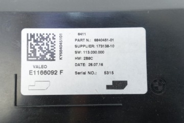 modul Bedienteil klimaanlage BMW F20 F30 F45 F48 | thumb 1