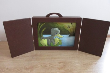 DREWNIANY TEATRZYK KAMISHIBAI A3 DPB , POLECAM!