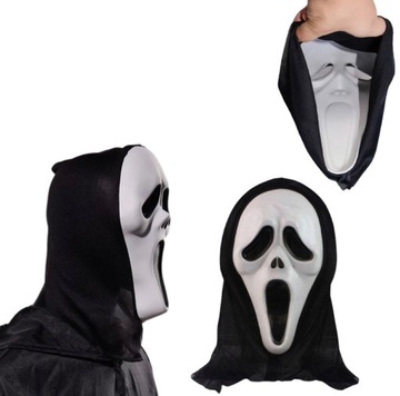 MASKA NA TWARZ DUCH RZEŹNIK HALLOWEN NOŻOWNIK