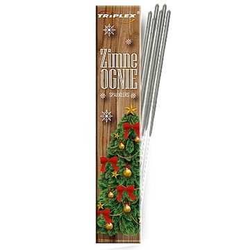 Zimne ognie CHOINKA 28cm/10 sztuk
